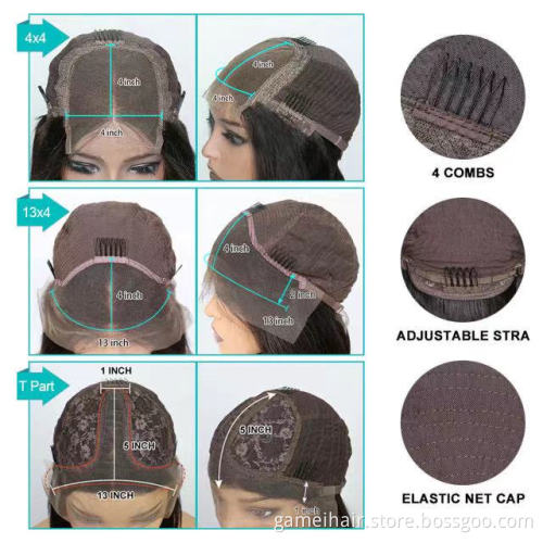 Wholesale Raw Remy Mink Brazilian Straight Virgin Cuticle Aligned Lace Front 10 Short Bob 100% Human Hair Wigs For Black Women